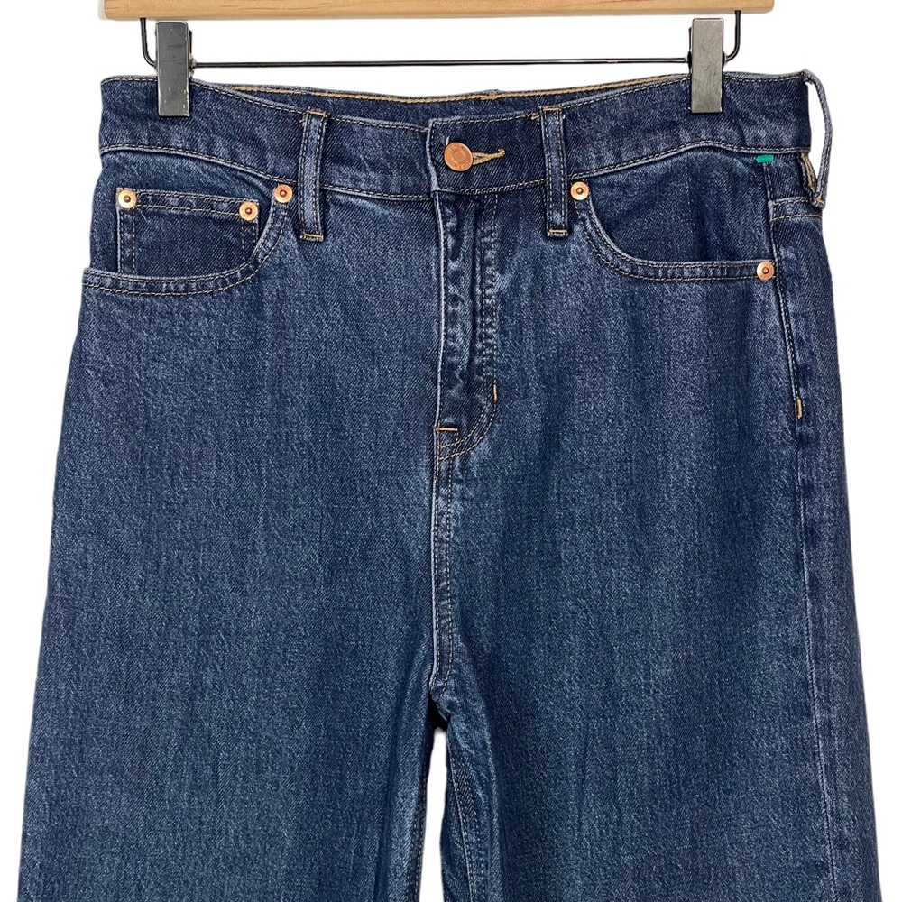 SOLD J. Crew Petite Wide Leg Denim Trouser Jean BP481 28P 28 High Rise y2k - Picture 4 of 15